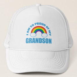 Gorra De Camionero Orgullosos de mis abuelos arcoiris nietos