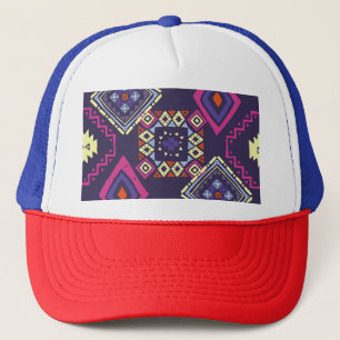 Gorra De Camionero Origen geométrico primitivo, étnico tribal.