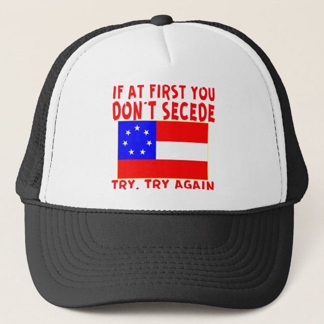 Gorra De Camionero Original Si Al Principio No Secede # (Anverso)
