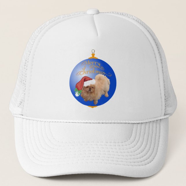 Gorra De Camionero Ornamento de Navidad Pekín (Anverso)