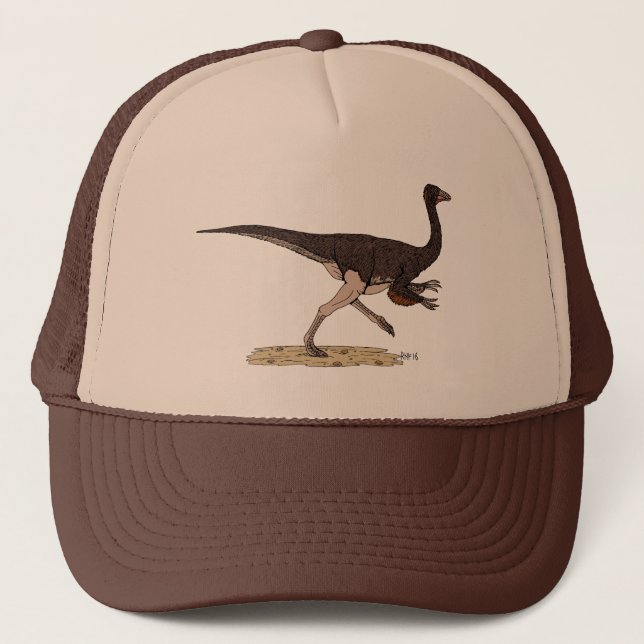 Gorra De Camionero Ornithomimus cretácico (Anverso)
