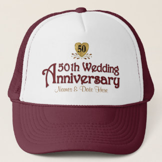 Gorra De Camionero Oro 50° Aniversario
