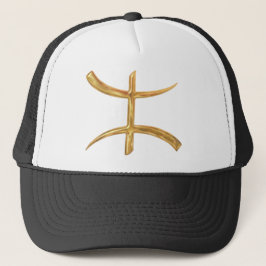 Gorra De Camionero oro del berber del aza
