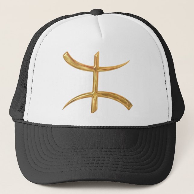 Gorra De Camionero oro del berber del aza (Anverso)