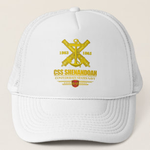 Gorra De Camionero Oro del CSS Shenandoah (emblema de la marina de
