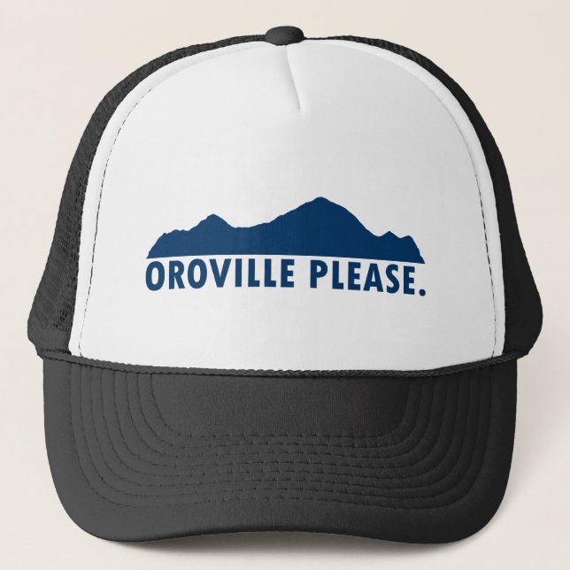 Gorra De Camionero Oroville California Please (Anverso)