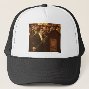 Gorra De Camionero Orquesta de ópera de Edgar Degas, arte vintage