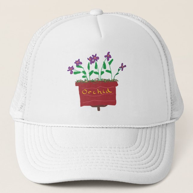 Gorra De Camionero Orquídea (Anverso)