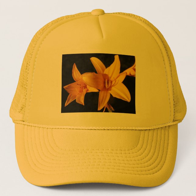 Gorra De Camionero Orquídea amarilla (Anverso)