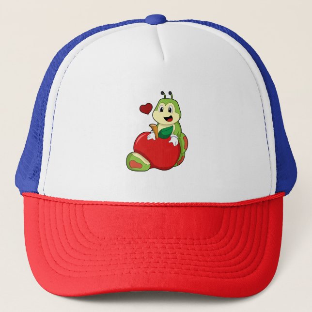 Gorra De Camionero oruga con Apple (Anverso)