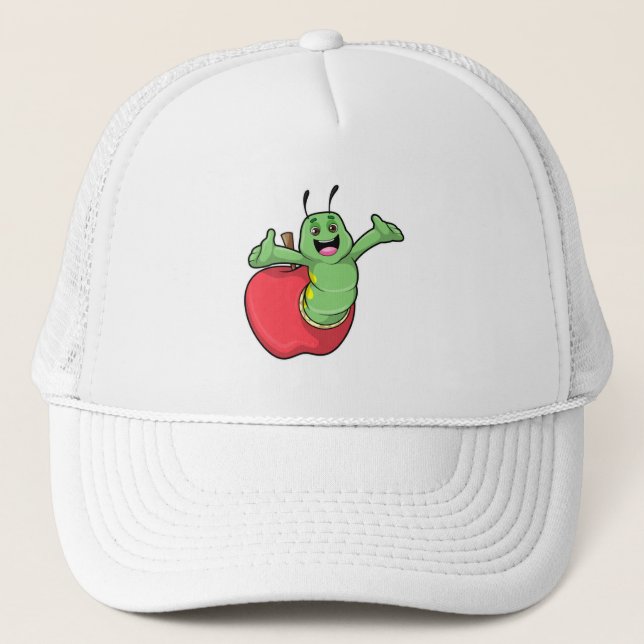 Gorra De Camionero oruga con Apple (Anverso)