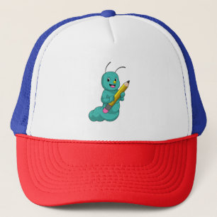Gorra De Camionero oruga con lápiz