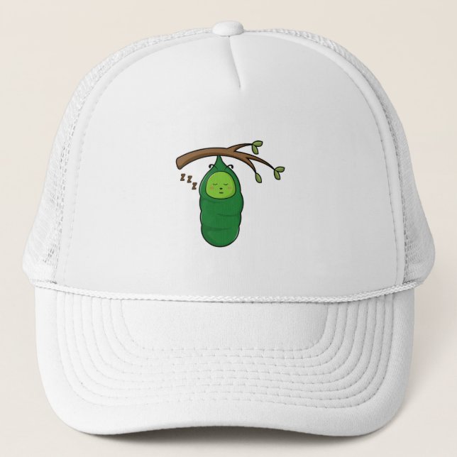Gorra De Camionero oruga en el árbol (Anverso)