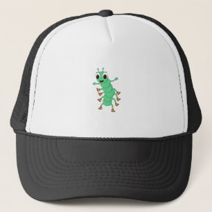 Gorra De Camionero oruga verde