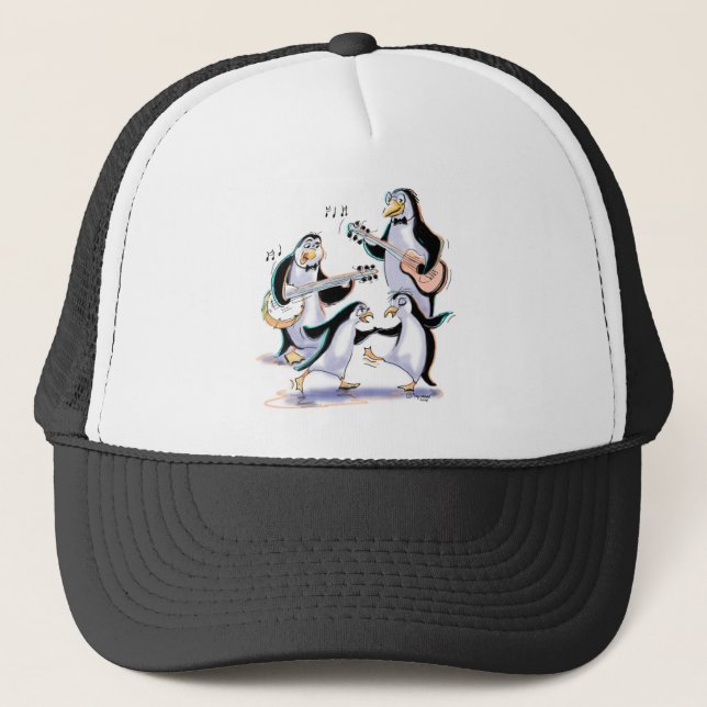 Gorra De Camionero Oscilación de los pingüinos (Anverso)
