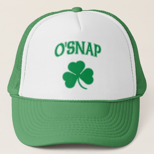 Gorra De Camionero O'Snap Shamrock (Anverso)