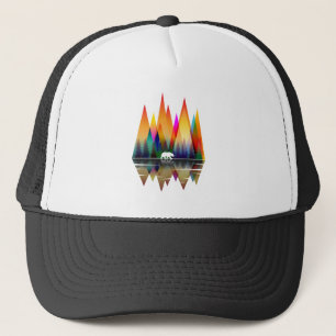 GORRA DE CAMIONERO OSO ARCOÍRIS DE MONTAÑA