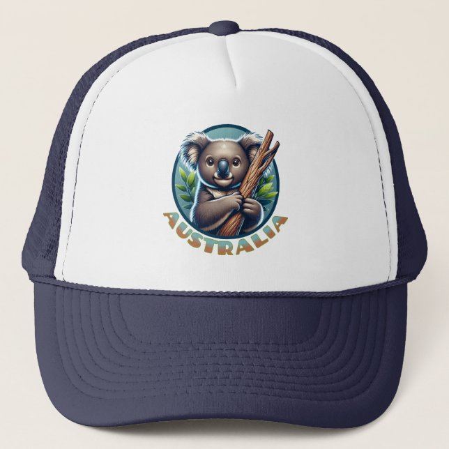Gorra De Camionero Oso australiano de Koala (Anverso)