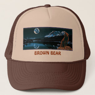 Gorra De Camionero Oso de Brown