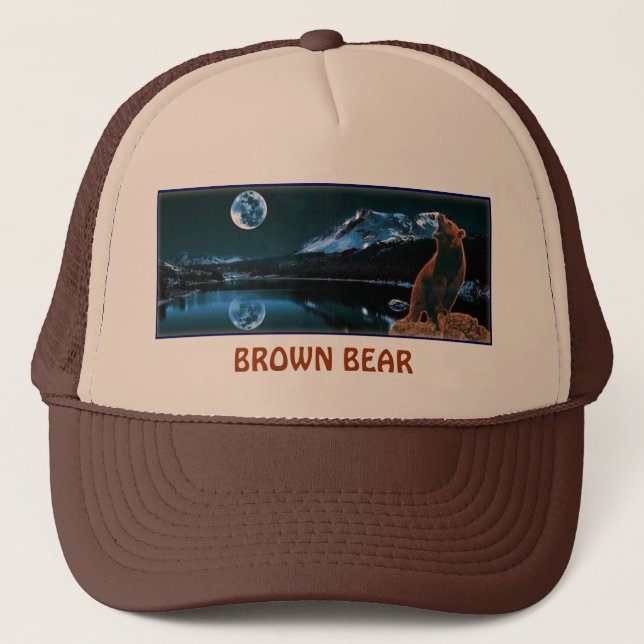 Gorra De Camionero Oso de Brown (Anverso)