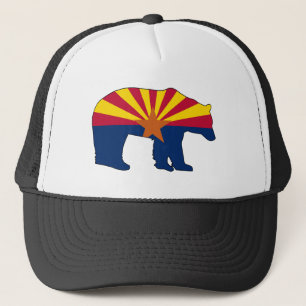 Gorra De Camionero Oso de la bandera de Arizona