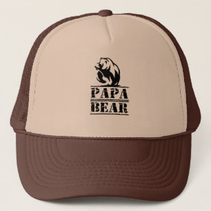 Gorra De Camionero oso de la papá