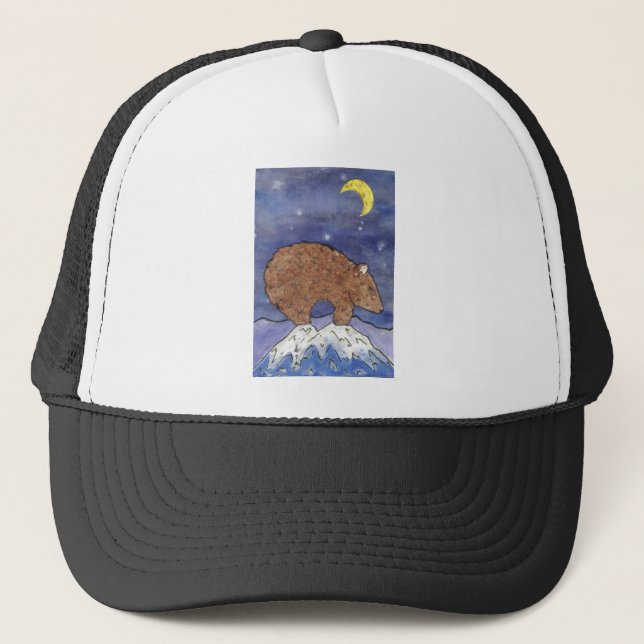 Gorra De Camionero Oso de medianoche (Anverso)