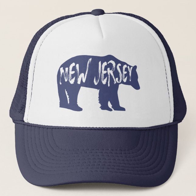 Gorra De Camionero Oso de Nueva Jersey (Anverso)