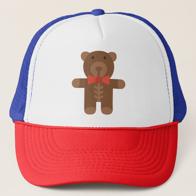 Gorra De Camionero oso de peluche (Anverso)