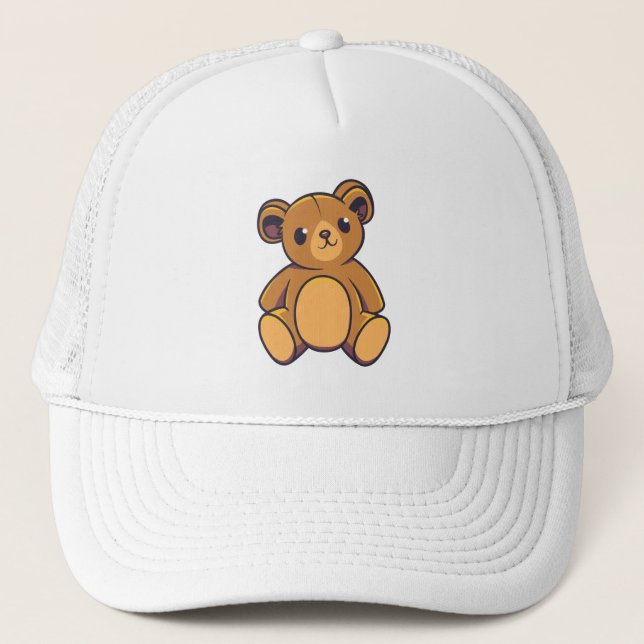 Gorra De Camionero Oso de peluche (Anverso)
