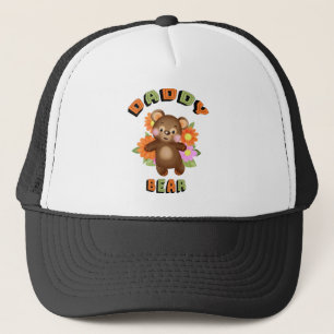 Gorra De Camionero Oso de peluche con flores