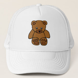 Gorra De Camionero Oso de peluche de Brown