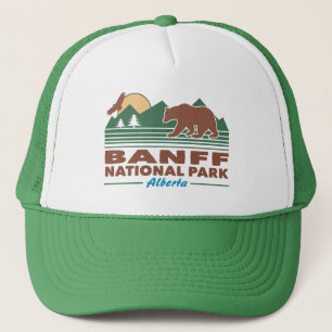 Gorra De Camionero Oso del Parque Nacional Banff