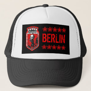 GORRA DE CAMIONERO OSO DEL ZOMBI DE BERLÍN