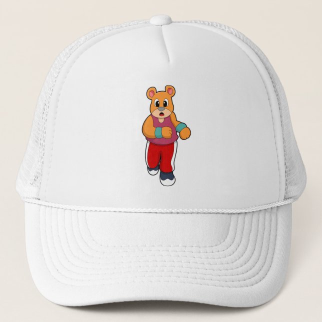 Gorra De Camionero Oso en ejecución (Anverso)