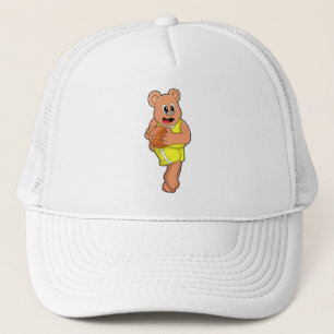 Gorra De Camionero Oso en el baloncesto