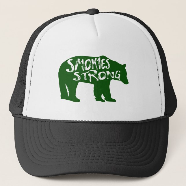 Gorra De Camionero Oso fuerte de los fumadores (Anverso)