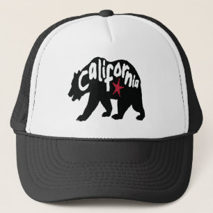 Gorra De Camionero Oso grande de California