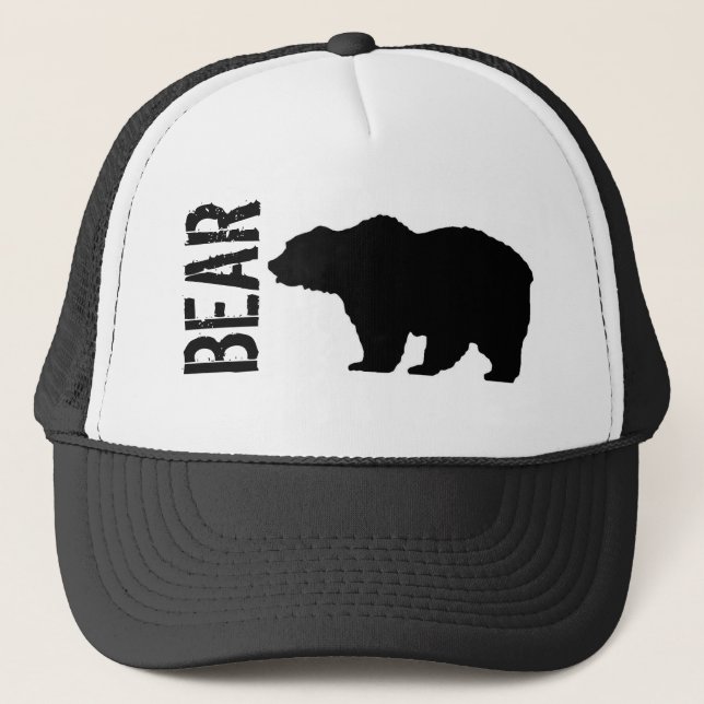 Gorra De Camionero Oso grizzly (Anverso)