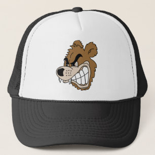Gorra De Camionero Oso grizzly feroz