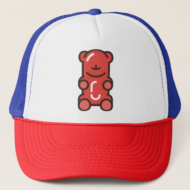 Gorra De Camionero oso gummy (Anverso)