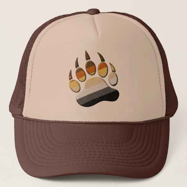 Gorra De Camionero OSO LGBT - Capucha del orgullo gay (Anverso)