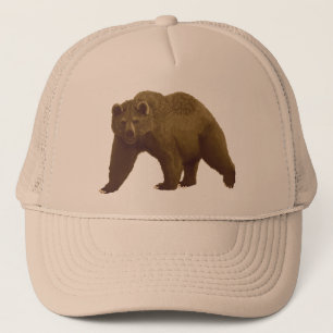 Gorra De Camionero Oso marrón