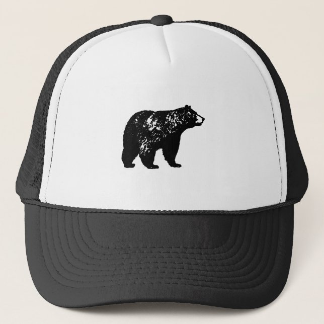 Gorra De Camionero Oso negro (Anverso)