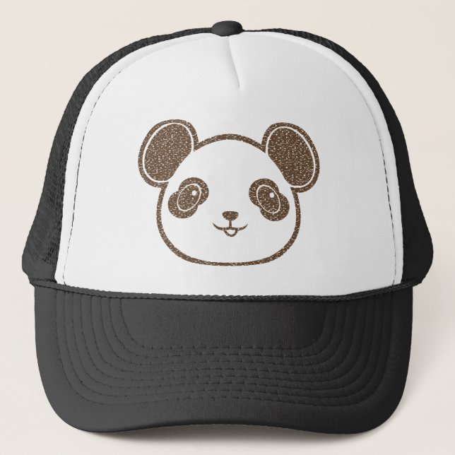 Gorra De Camionero Oso Panda angustiado (Anverso)