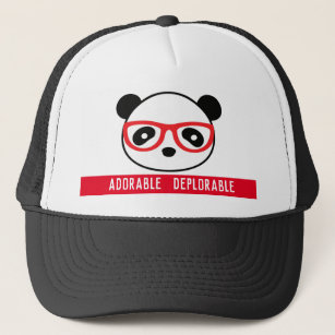 Gorra De Camionero Oso Panda deplorable y adorable
