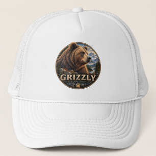 Gorra De Camionero Oso Pardo – Salvaje Americano