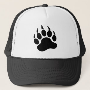 Gorra De Camionero Oso Pata Clásico Fresco y Simple