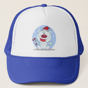 Gorra De Camionero Oso Polar Con Cañones Candy Camisas Vacacionales