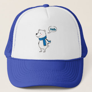 Gorra De Camionero Oso Polar Cuto con Amor - dulce